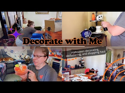 Decorate with Me | Halloween Haul, Declutter, and Decor