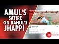 Watch: Amul features Rahul Gandhi’s hug to PM Modi through satirical caricature