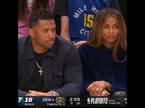 Russell Wilson & Ciara spotted at Game 4 of Warriors-Nuggets video clip