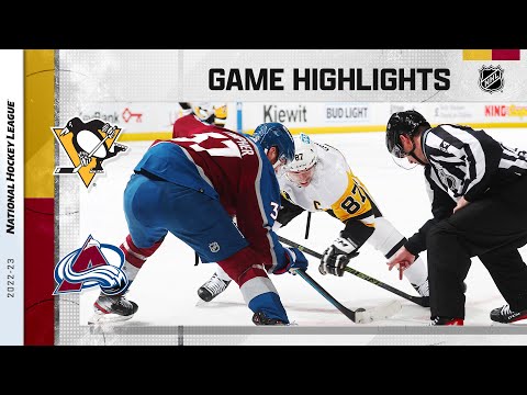 Penguins @ Avalanche 3/22 | NHL Highlights 2023