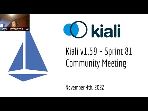 Thumbnail for Kiali Sprint 81 Demo [v1.59] - Service mesh management for Istio
