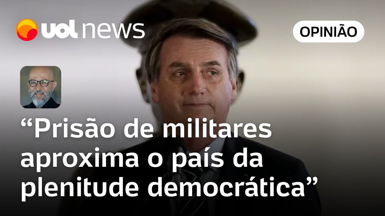 Prisão de Bolsonaro e militares por trama golpista aproxima Brasil da plenitude democrática | Josias