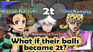 Hanae Natsuki, Nakamura Yuichi and Ono Kensho VS the question of 2 𝓽𝓸𝓷