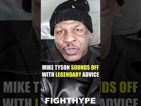 Mike tyson sounds off with legendary advice; drops gems on discpline needed to be an all-time great