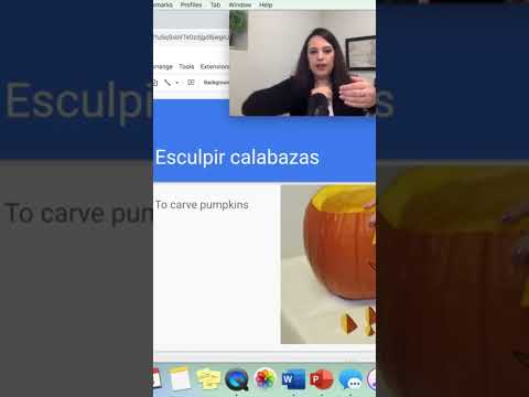 TPRS Example | Spanish Fall Vocabulary | Total Physical Response Story