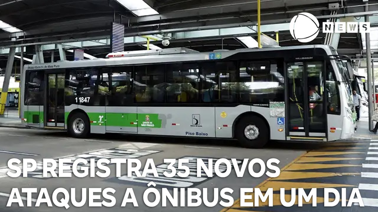 São Paulo registra 35 novos ataques a ônibus em um dia