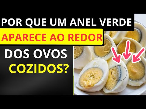 Por que um anel verde aparece ao redor da gema dos ovos cozidos?