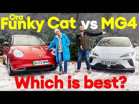 Ora Funky Cat vs MG4. Affordable electric car SHOWDOWN! Which should YOU choose? / Electrifying