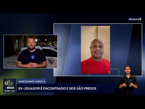 Ex-jogador Marcelinho Carioca é encontrado e seis são presos