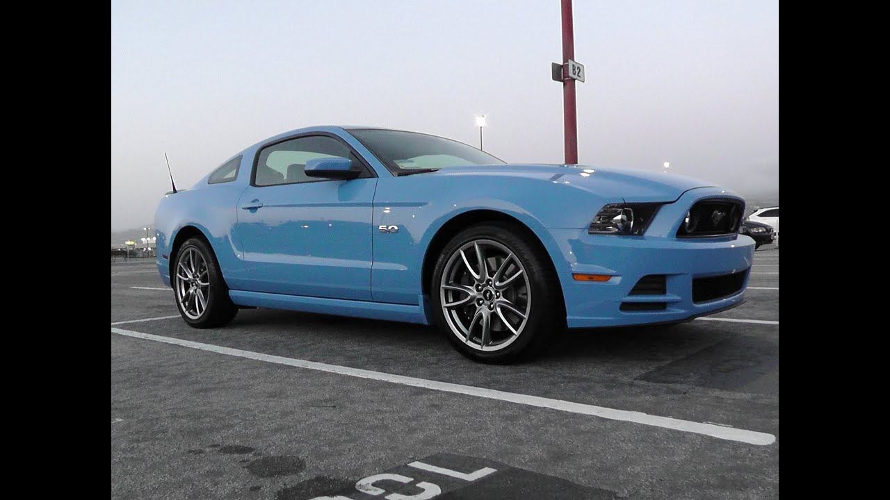 2013 Ford mustang grabber blue #7