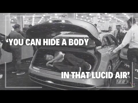 0-50mph in 2.4 seconds // Lucid Grand Touring Experience at the 2024 NYC Car Show