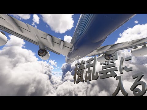 【入道雲の中に入ってみよう！】フライトシミュレーター2024実況