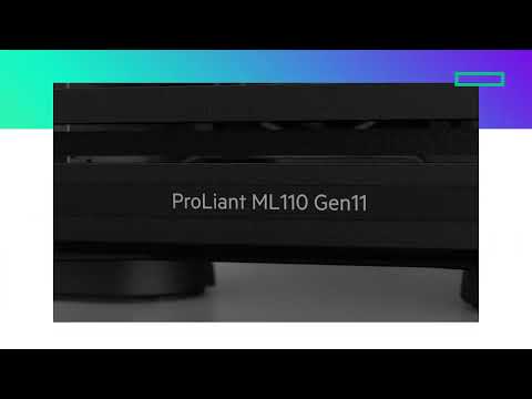 HPE ProLiant ML110 Gen11 virtual tour animated video