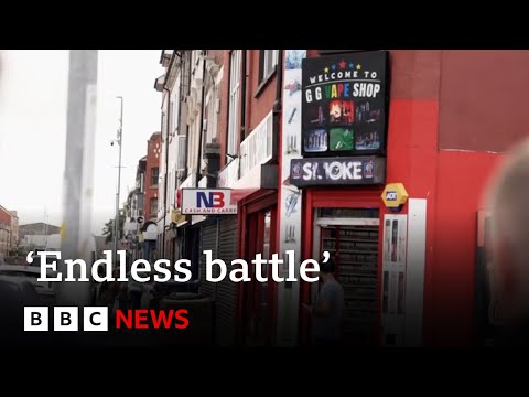 Fighting the crime gangs taking over the UK high streets | BBC News