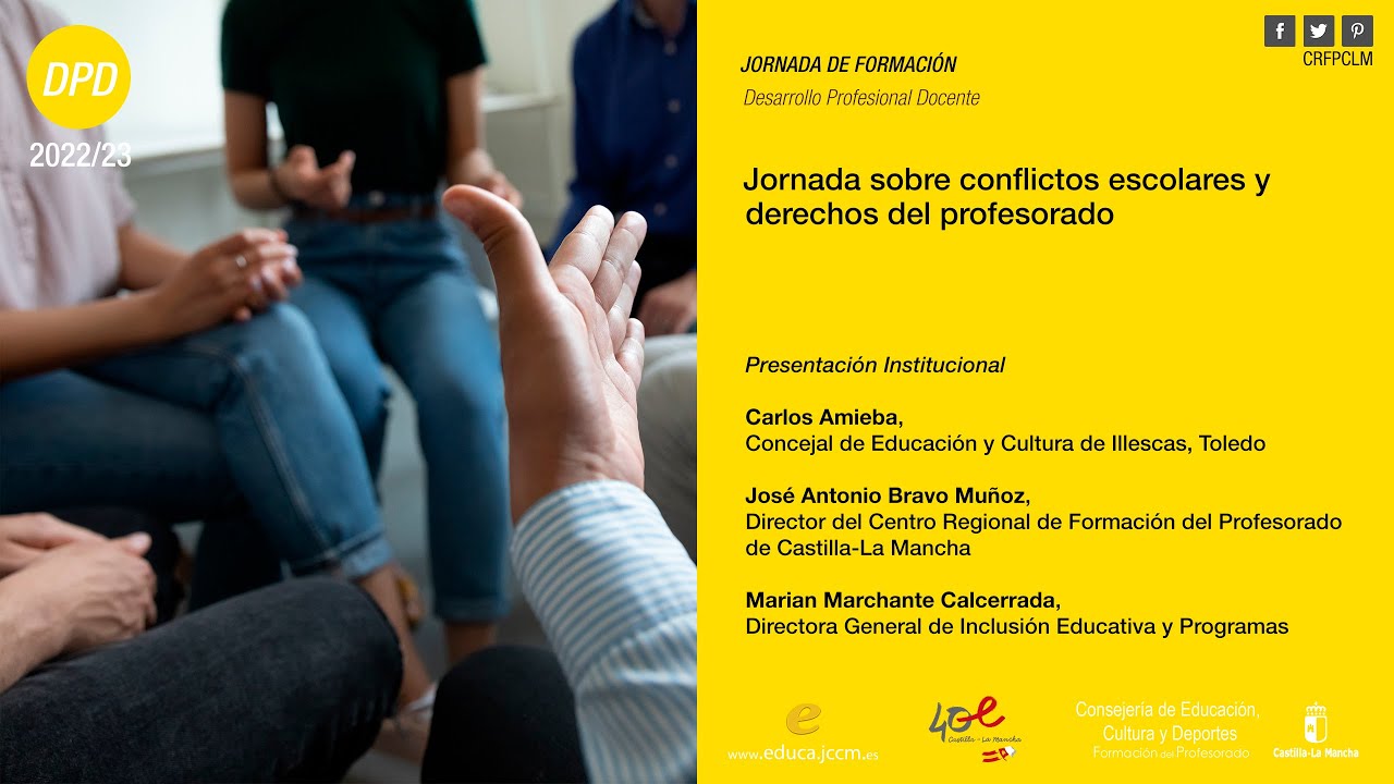 #Jornadas_CRFPCLM: Conflictos escolares y derechos... - 01 Presentación Institucional