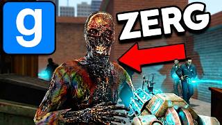 YouTube thumbnail for Enardo's video titled 'Zerging Garry's Mod with 100 players...'