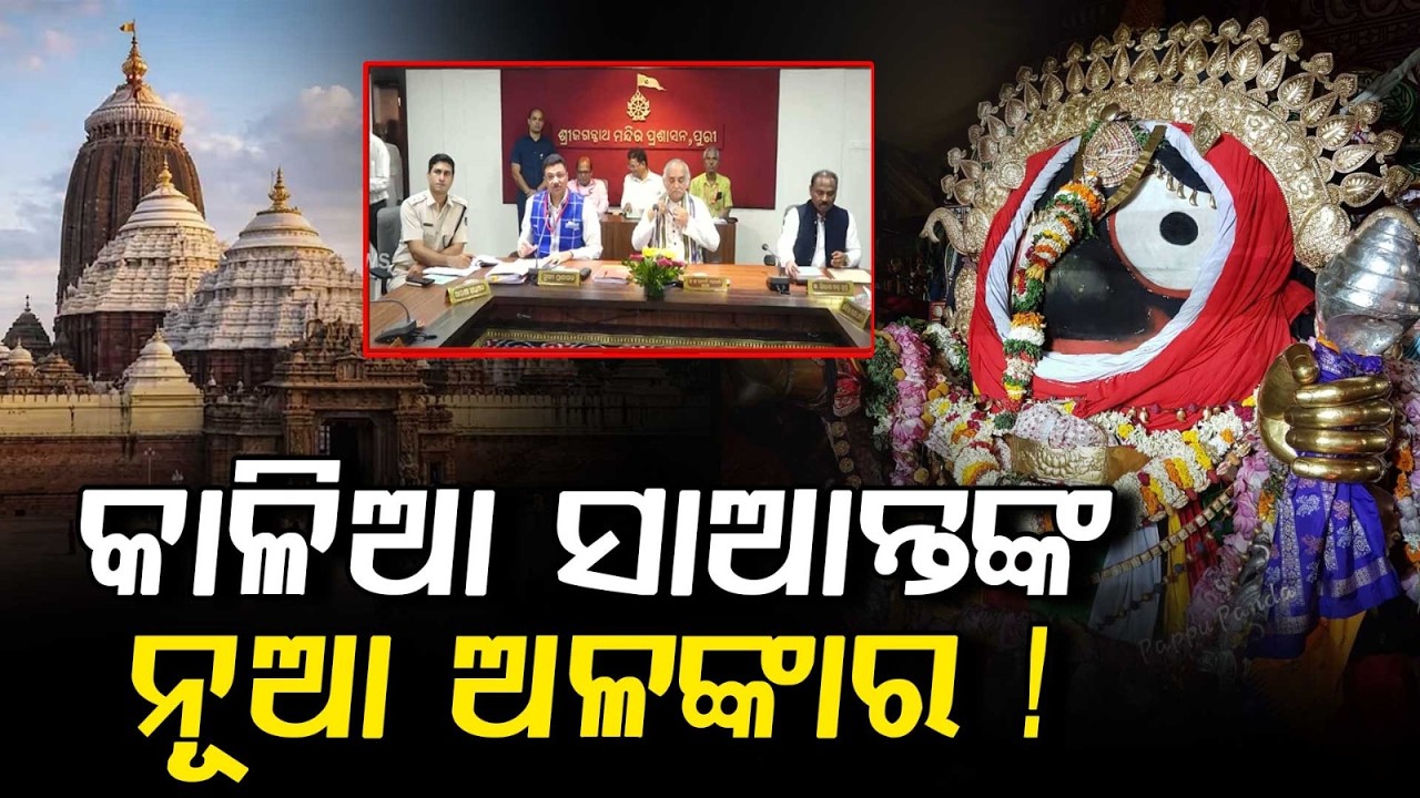 କାଳିଆ ସାଆନ୍ତଙ୍କ ନୂଆ ଅଳଙ୍କାର ! | New Gold Ornaments Set For Lord Jagannath Suna Besha | Argus News