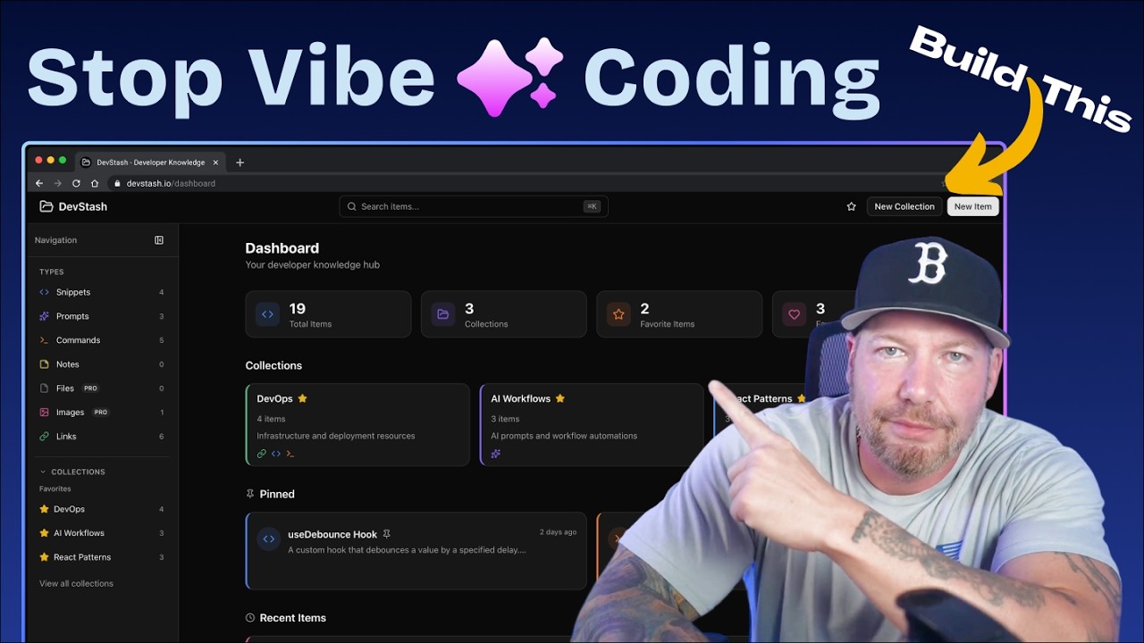 New 16-Hour AI Course! Build A Full-Stack SaaS With My AI Workflow