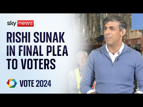 Rishi Sunak warns about Labour 'super majority' ahead of polling day | Election 2024