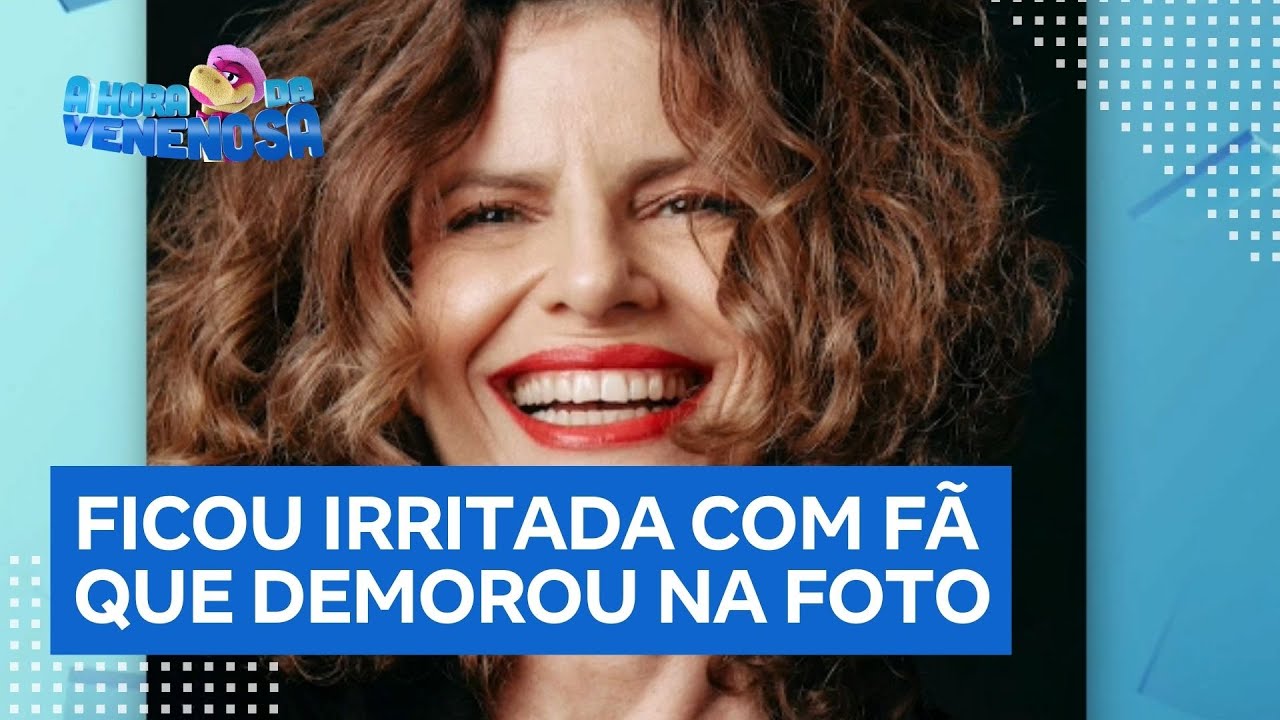 Faltou humildade Débora Bloch perde a paciência com fã que pediu foto