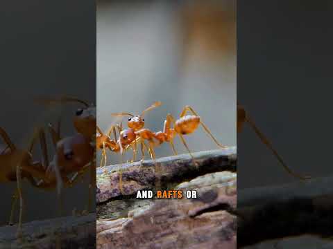 Ants Can Lift 50 Times Their Weight 🐜 | #antfacts #strengthinnature #teamwork