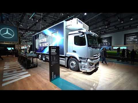 The new Mercedes truck 2023 MERCEDES eActros 300