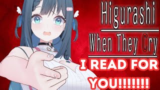 YOU DON'T KNOW HOW TO READ!  I'LL READ FOR YOU [Higurashi no Naku Koro
