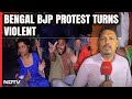 Clashes At BJP Protest Against Violence In Bengals Sandeshkhali