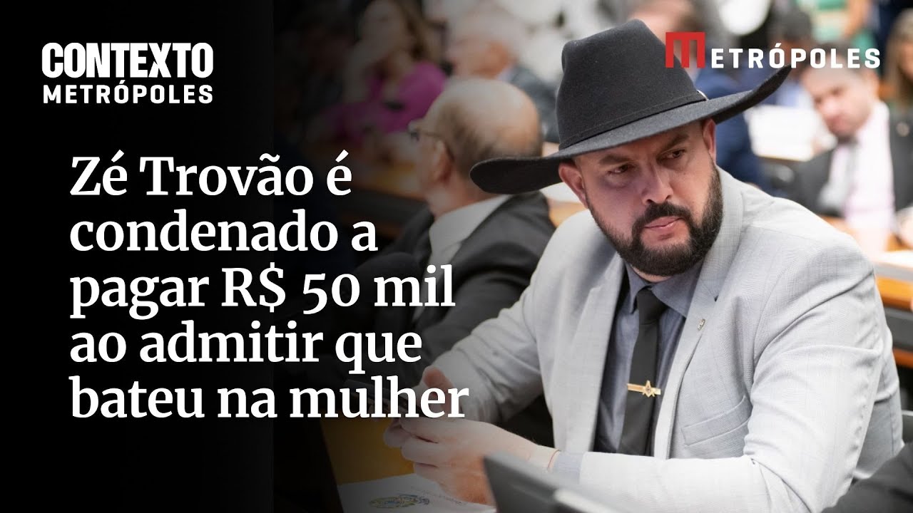 Zé Trovão é condenado a pagar R$ 50 mil ao admitir que bateu na mulher