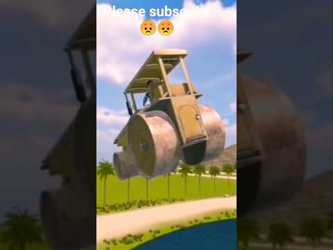 “Indian Vehicle 3D का सबसे धमाकेदार स्टंट 💥 | लोहार से इंस्टॉल किया रोड रोलर!”