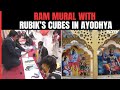 Ayodhya: Ram Mural Made With Rubiks Cubes On Sarayu River Bank