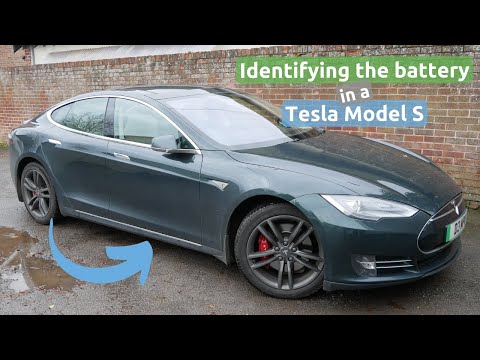 How to identify the battery size in a Tesla Model S