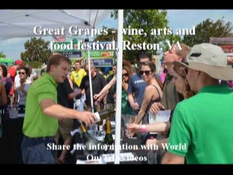 Pictures of Great Grapes - wine, arts and food festival, Reston Town Center, Reston, VA, US