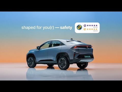 Joining our family of SUVs with a 5-star safety rating - Curvv.ev! 💚