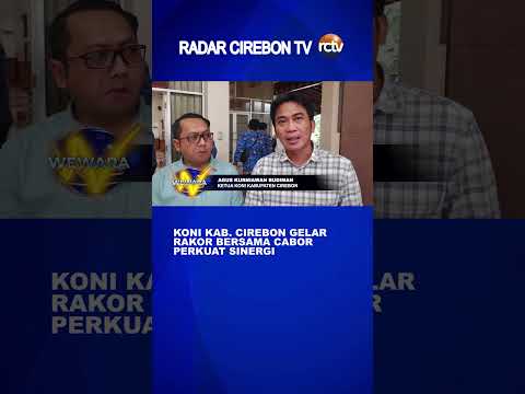 KONI Kab. Cirebon Gelar Rakor Bersama Cabor Perkuat Sinergi