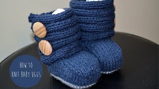 knitted baby ugg boots