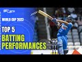 Cricket World Cup 2023: A Look At Top 5 Batting Performances