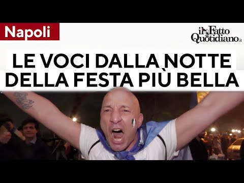 Napoli campione d'Italia, la folle notte partenopea: un fiume di persone in festa fino all'alba