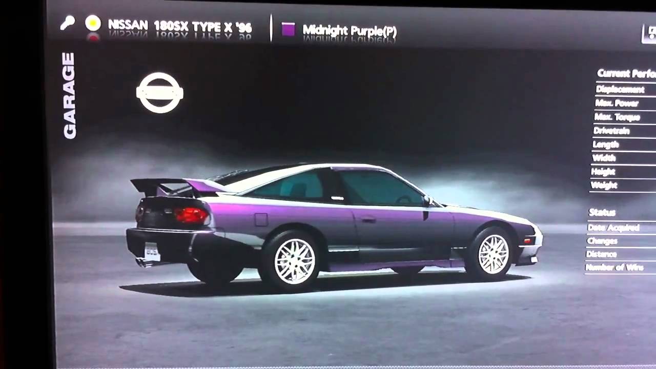 Nissan 180sx type x midnight purple #2