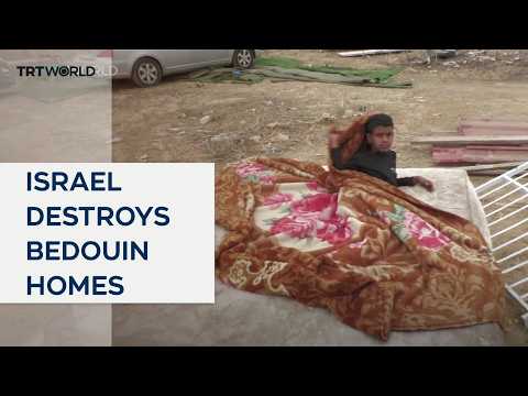 Hundreds <strong>homeless</strong> as Israel demolishes Bedouin village in Negev
