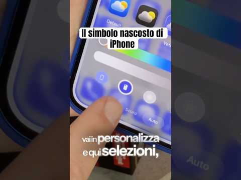 Il simbolo segreto è di iPhone #ios26 #iphonetips