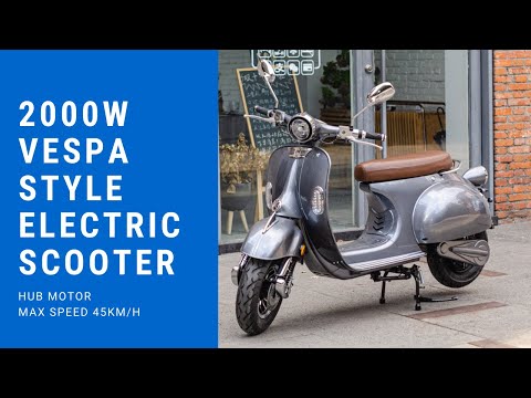 LinksEride Scooter in China 2000W Vespa Style Electric Scooter Intro