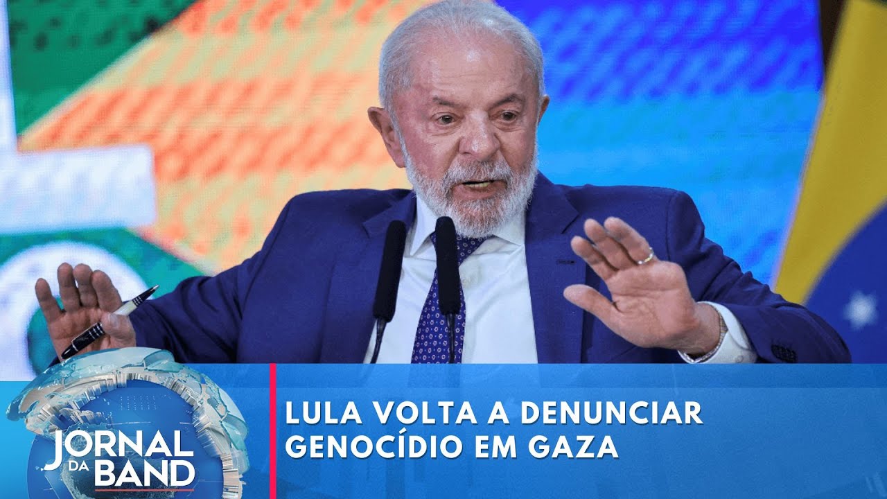 Lula volta a denunciar genocídio em Gaza | Jornal da Band