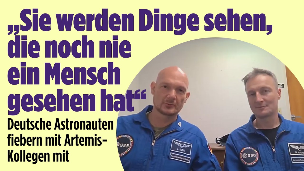 INTERVIEW ZUR MONDMISSON: Deutsche Astronauten erklären Risiken von Artemis II