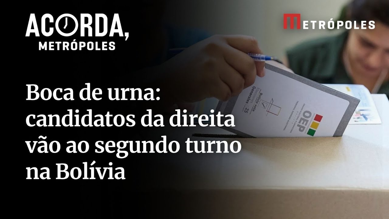 Esquerda é derrotada no primeiro turno das eleições para presidência na Bolívia