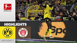 Guirassy strikes again! | Borussia Dortmund — FC St. Pauli 2-1 | Highlights MD 7 – Bundesliga 24/25