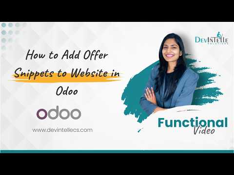 How to Add Offer Snippets to Website in Odoo