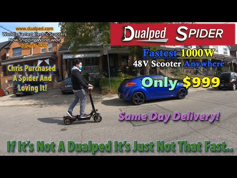 Chris From Toronto Buys a Dualped Spider & Gets It Delivered Same Day!!