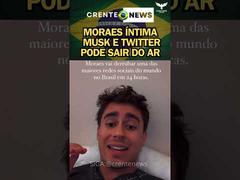 NIKOLAS FALOU SOBRE INTIMAÇÃO DE MORAES A ELON MUSK E TWITTER  ❌ #bolsonaro #politica  #elonmusk