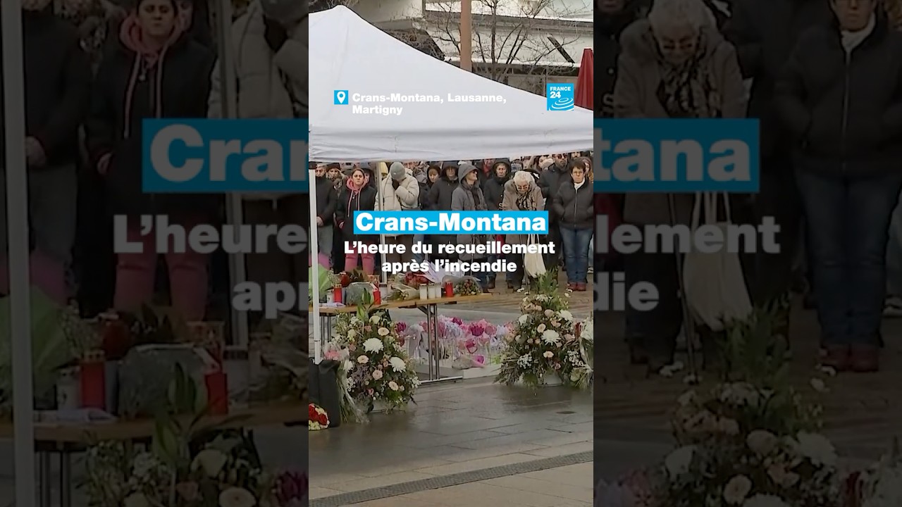 L’hommage national après l’incendie de Crans-Montana • FRANCE 24